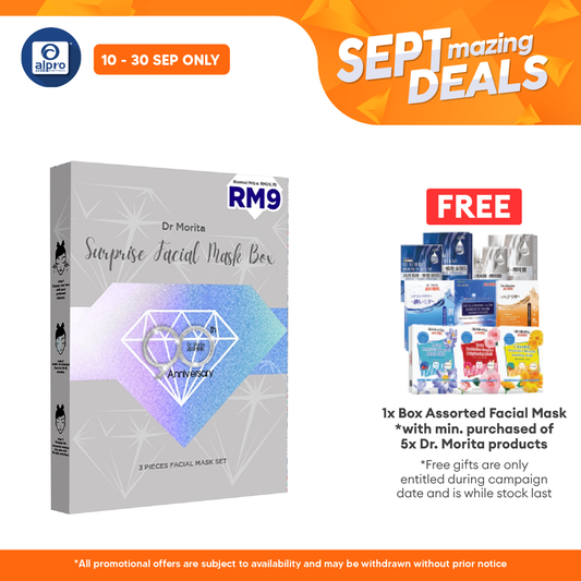 Dr.morita Surprise Facial Mask Box 3s | Strengthens The Skin Barrier Alpro Pharmacy