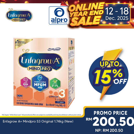 Enfagrow A+ Mindpro S3 Original 1.74kg (New) Enfagrow