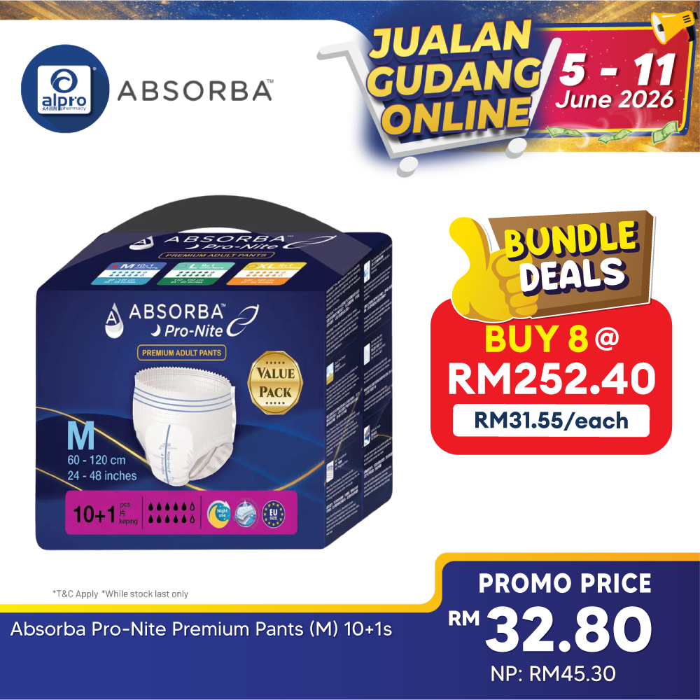 Absorba Pro-Nite Premium Pants (M) 10+1s Absorba