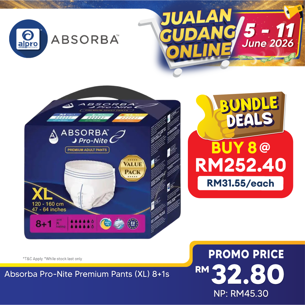 Absorba Pro-Nite Premium Pants (XL) 8+1s Absorba