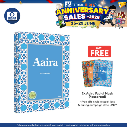 Aaira Hydration Facial Mask 4s | Extra Skin Hydration Aaira