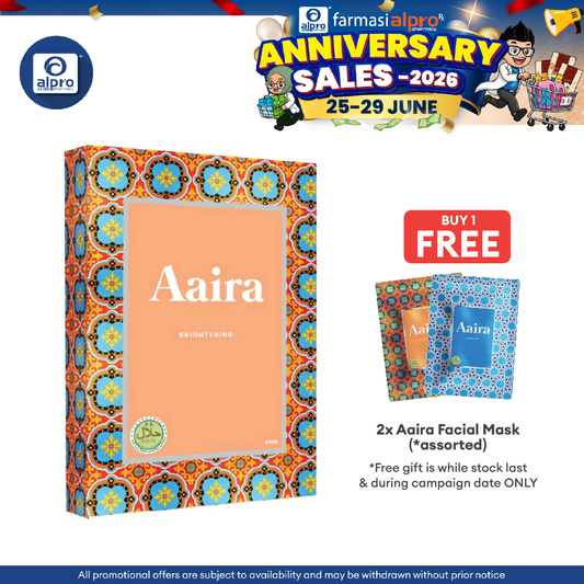 Aaira Brightening Facial Mask 4s | Rejuvenate and Glowing Skin Aaira