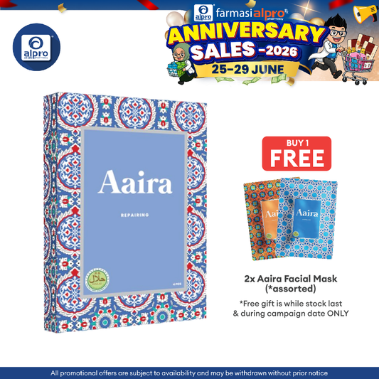 Aaira Repairing Facial Mask 4s | Boosts Skin Complexion Aaira