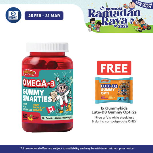 (New) Gummykids Omega-3 Gummy Smarties 60S Gummykids