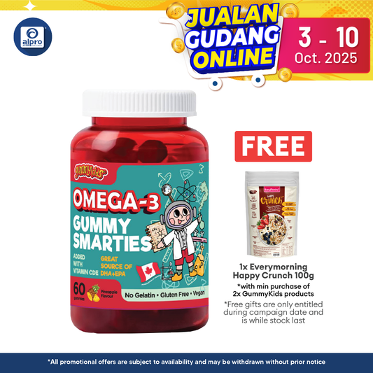 (new) Gummykids Omega-3 Gummy Smarties 60s Alpro Pharmacy