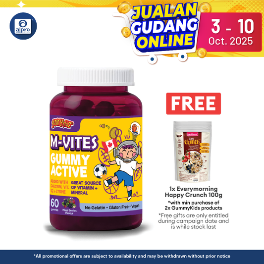 Gummykids M-Vites Gummy Active 60s Alpro Pharmacy