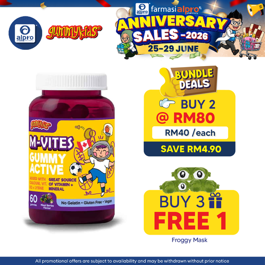 Gummykids M-Vites Gummy Active 60s Gummykids