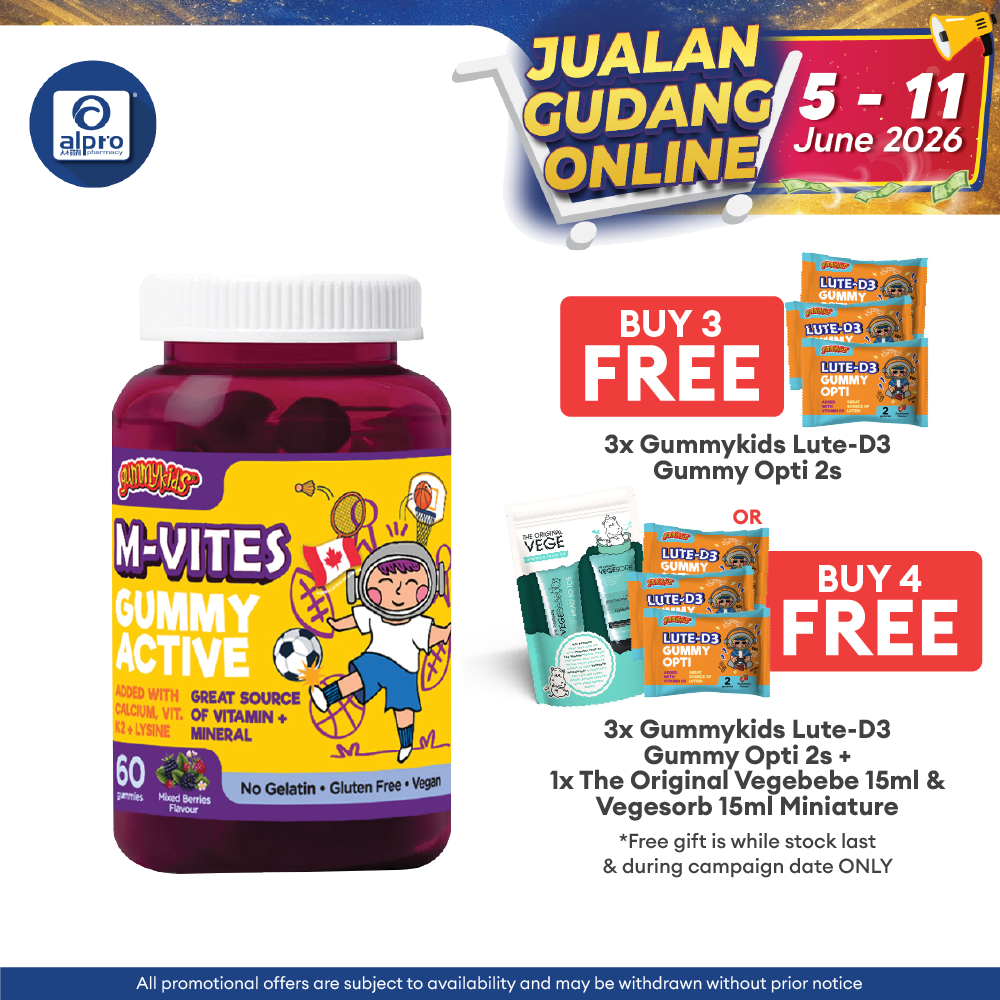 Gummykids M-Vites Gummy Active 60s Gummykids