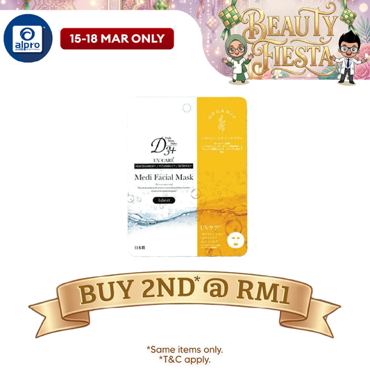 D3+ Global Japan Facial Mask UV Care 1s Alpro Pharmacy
