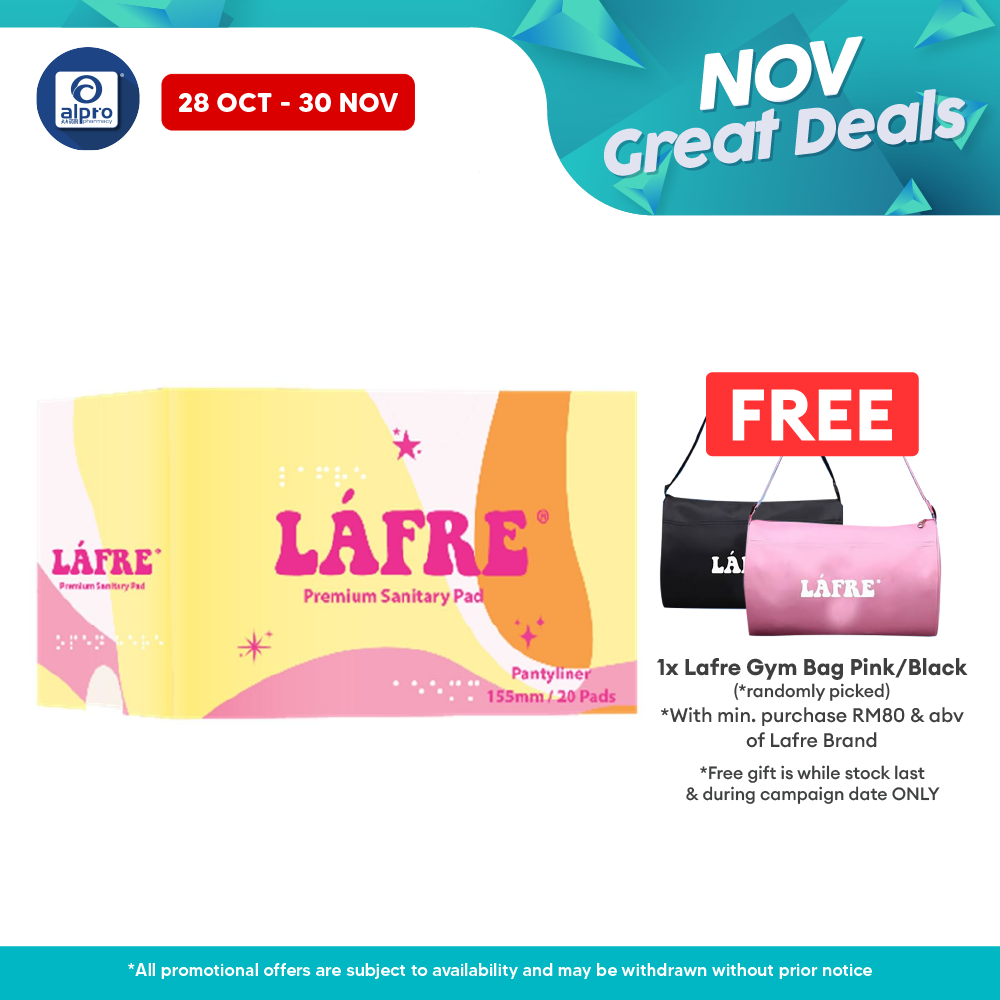 Lafre Sanitary Pads Pantyliner 155mm 20s | Lady Anion Far-IR Layer for Strong and Healthy Skin Lafre