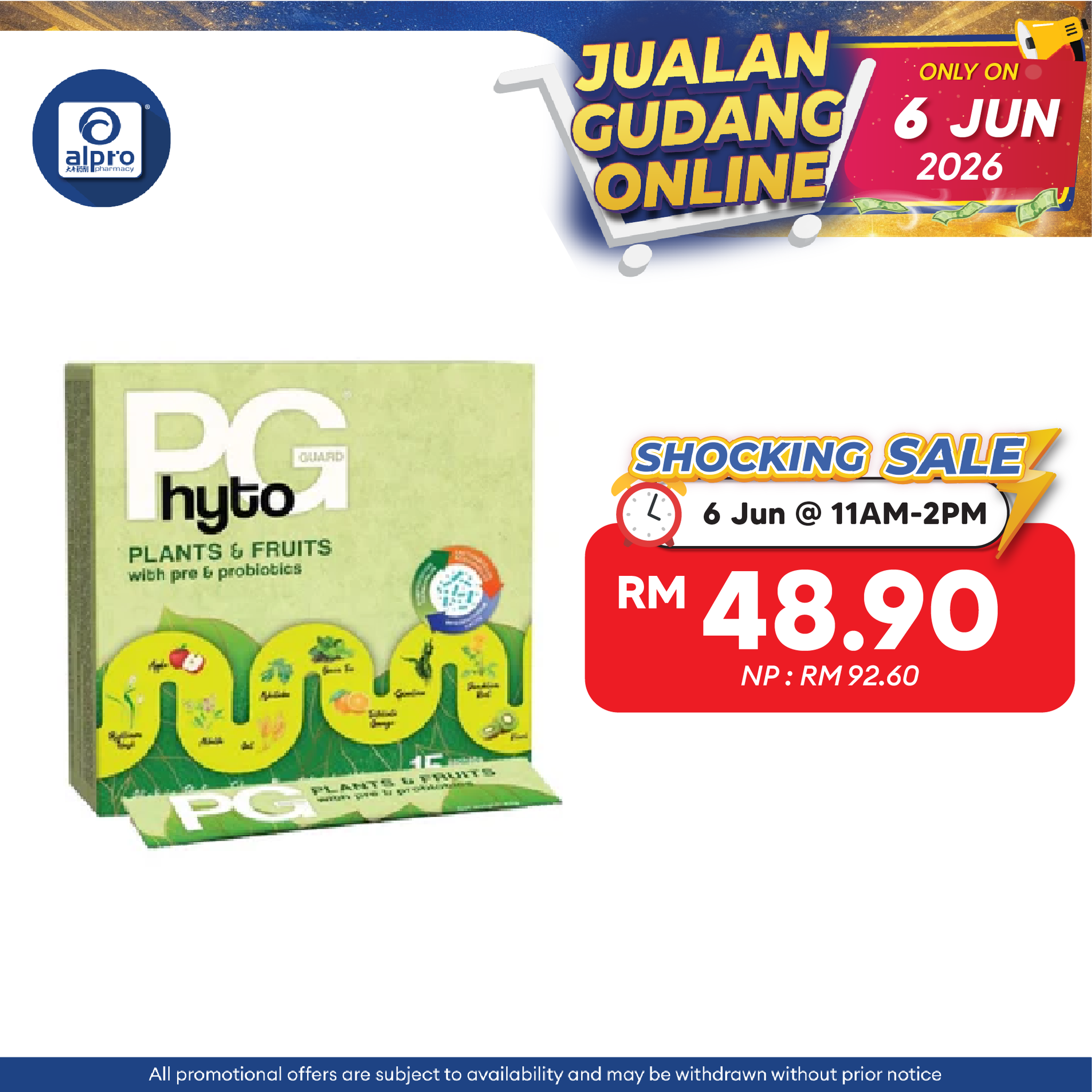 Phyto Guard Plants & Fruits With Pre & Probiotics 15s (New) | Improve Gastro-Intestinal Health Phyto
