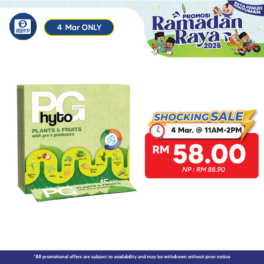 Phyto Guard Plants & Fruits With Pre & Probiotics 15s (New) | Improve Gastro-Intestinal Health Phyto