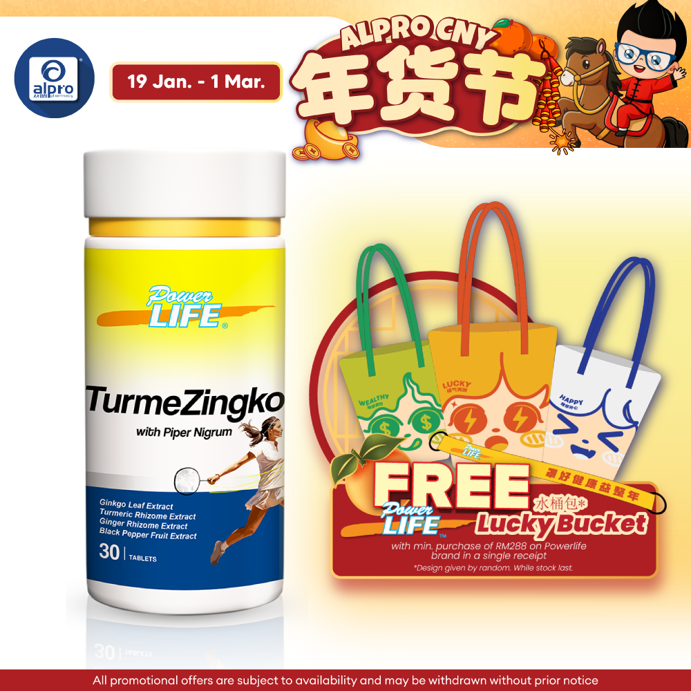 Powerlife Turmezingko with Piper Nigrum 30s | For Muscular Health