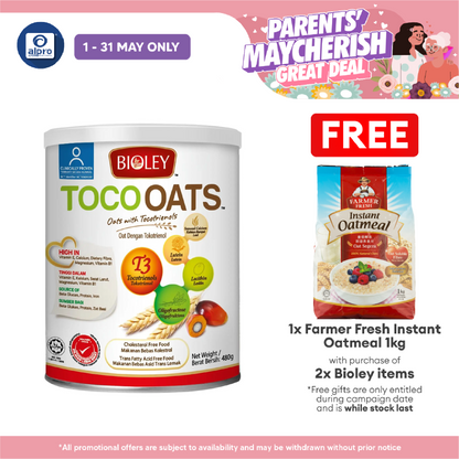 Bioley Toco Oats 480g Bioley