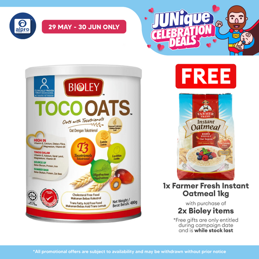 Bioley Toco Oats 480g Bioley
