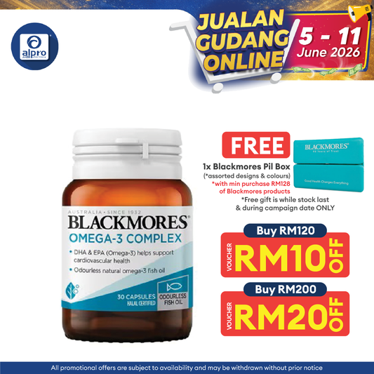 Blackmores Omega 3 Complex 30s | High-Quality Blackmores