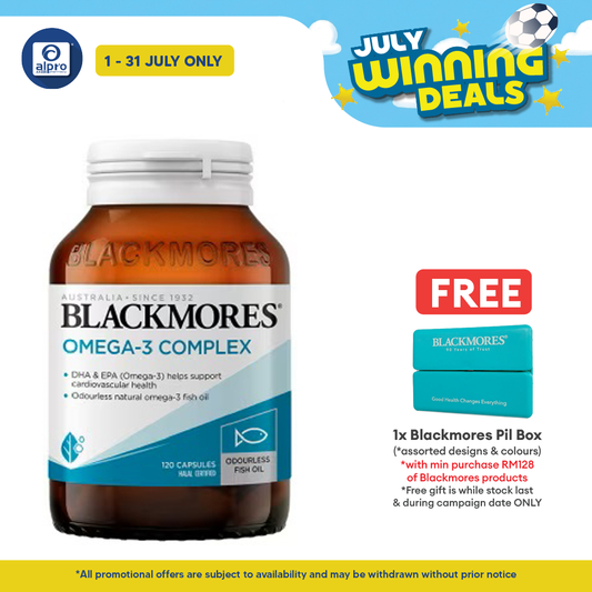 Blackmores Omega-3 Complex 500mg 120s | Helps Support Heart Health Blackmores