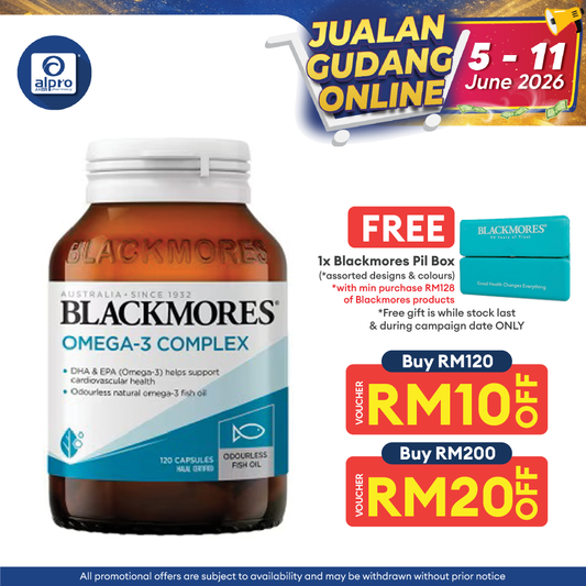 Blackmores Omega-3 Complex 500mg 120s | Helps Support Heart Health Blackmores