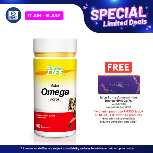 Powerlife Asta Omega Forte 60s | General Health