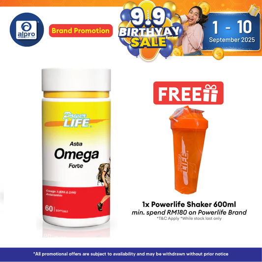 Powerlife Asta Omega Forte 60s Alpro Pharmacy