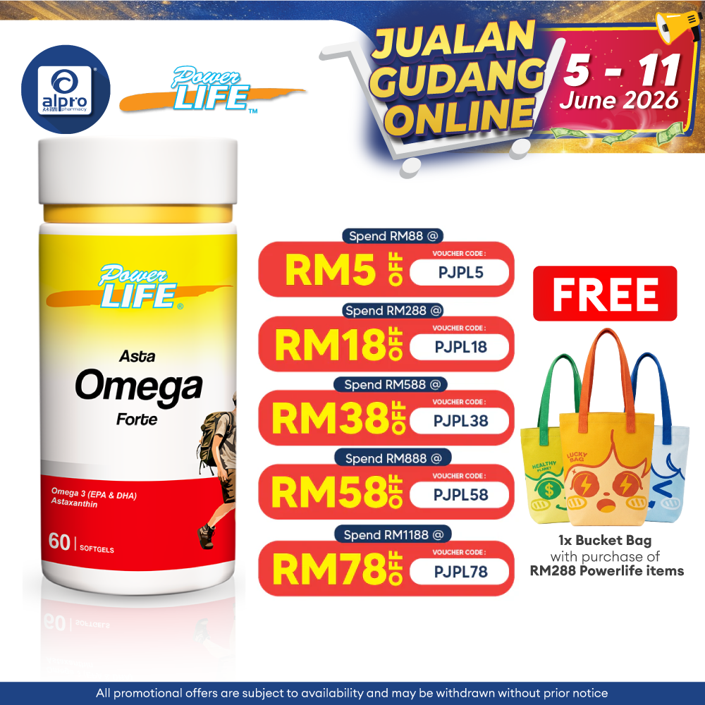 Powerlife Asta Omega Forte 60s | General Health