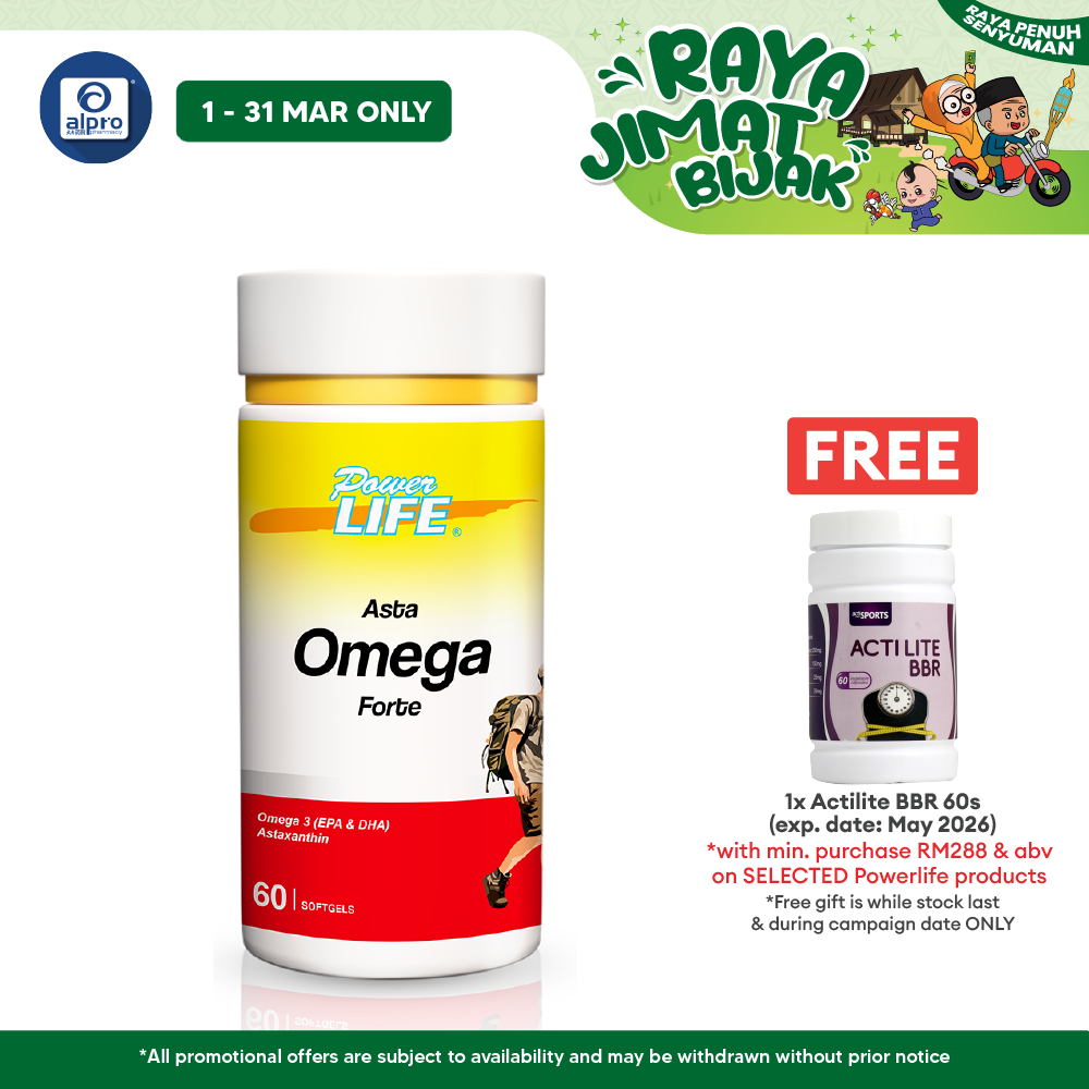 Powerlife Asta Omega Forte 60s Alpro Pharmacy