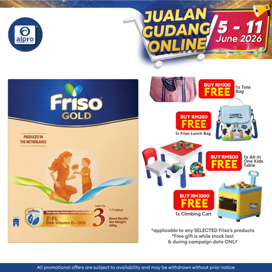 Friso Gold 3 600g | Supports Child Overall Growth Friso