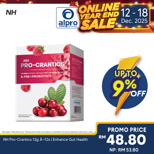 NH Pro-Crantics 12g ×12s | Enhance Gut Health NH Detoxlim