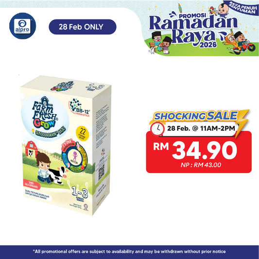 Farm Fresh Grow Powder 1-3 Years 800g | Essential Vitamins and Nutrients Farm Fresh