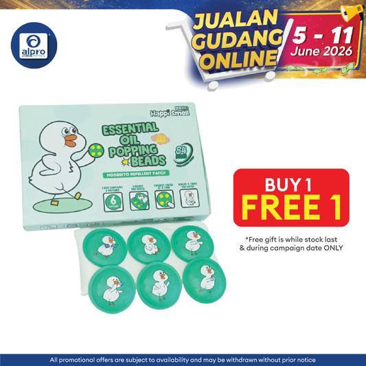 Happi Smell Popping Beads 6s (Lime/ Sea Salt) | Mosquito Repellent Patch Medicrew Healthcare