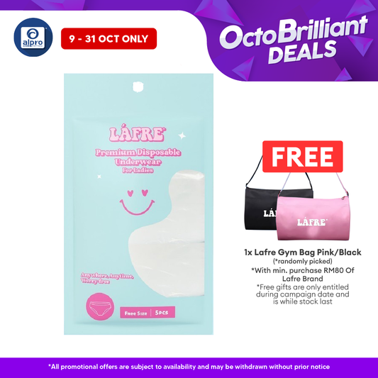 Lafre Disposable Underwear 5s | Travel Friendly Alpro Pharmacy