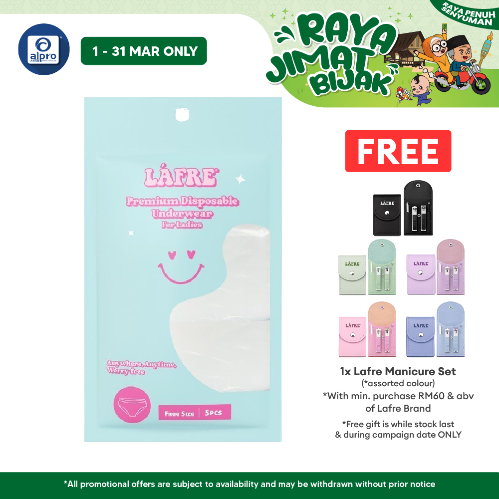 Lafre Disposable Underwear 5s | Travel Friendly Lafre