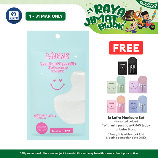 Lafre Disposable Underwear 5s | Travel Friendly Lafre