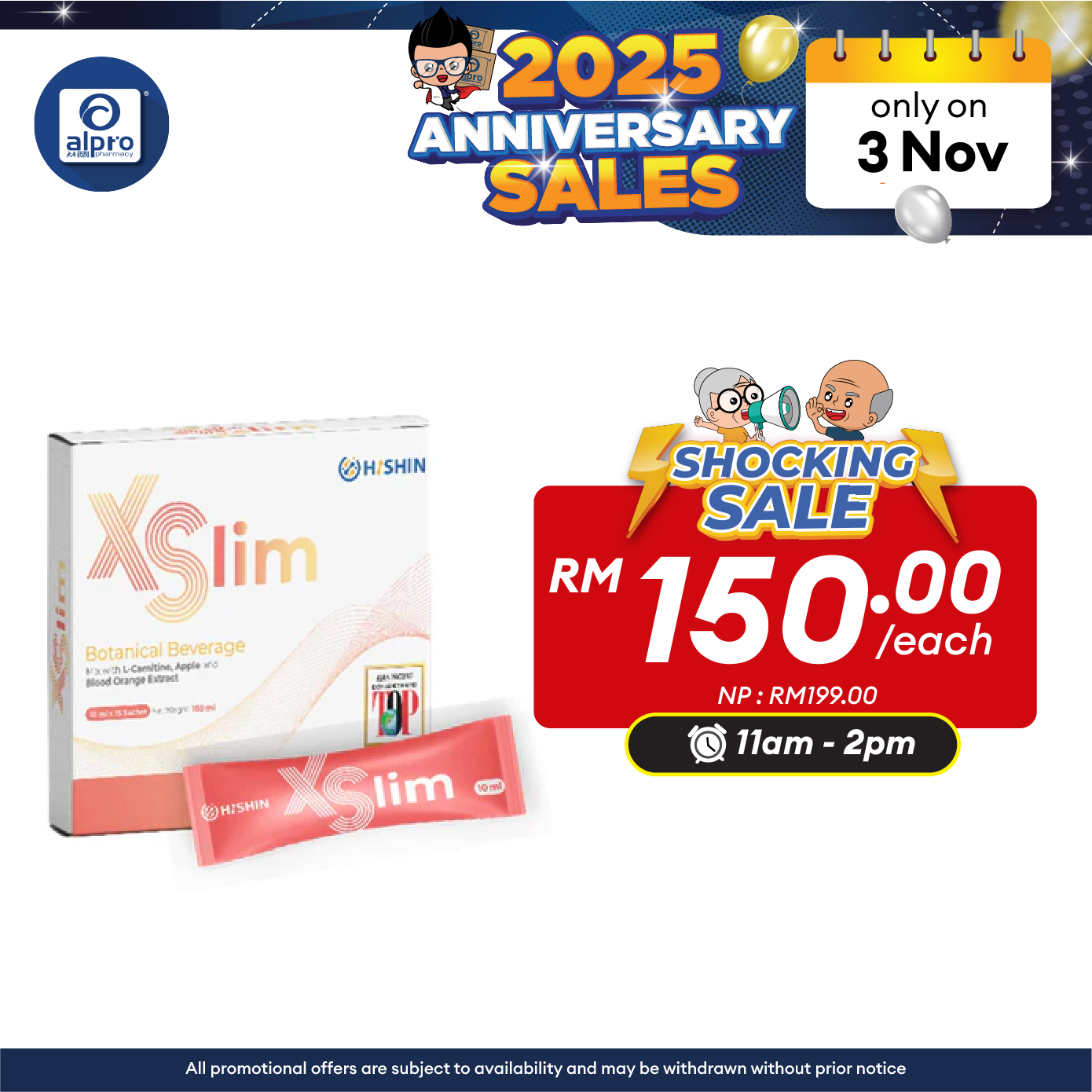 Hishin XSlim 瘦身王 10ml ×15s | Achieve Healthy Weight Loss Alpro Pharmacy