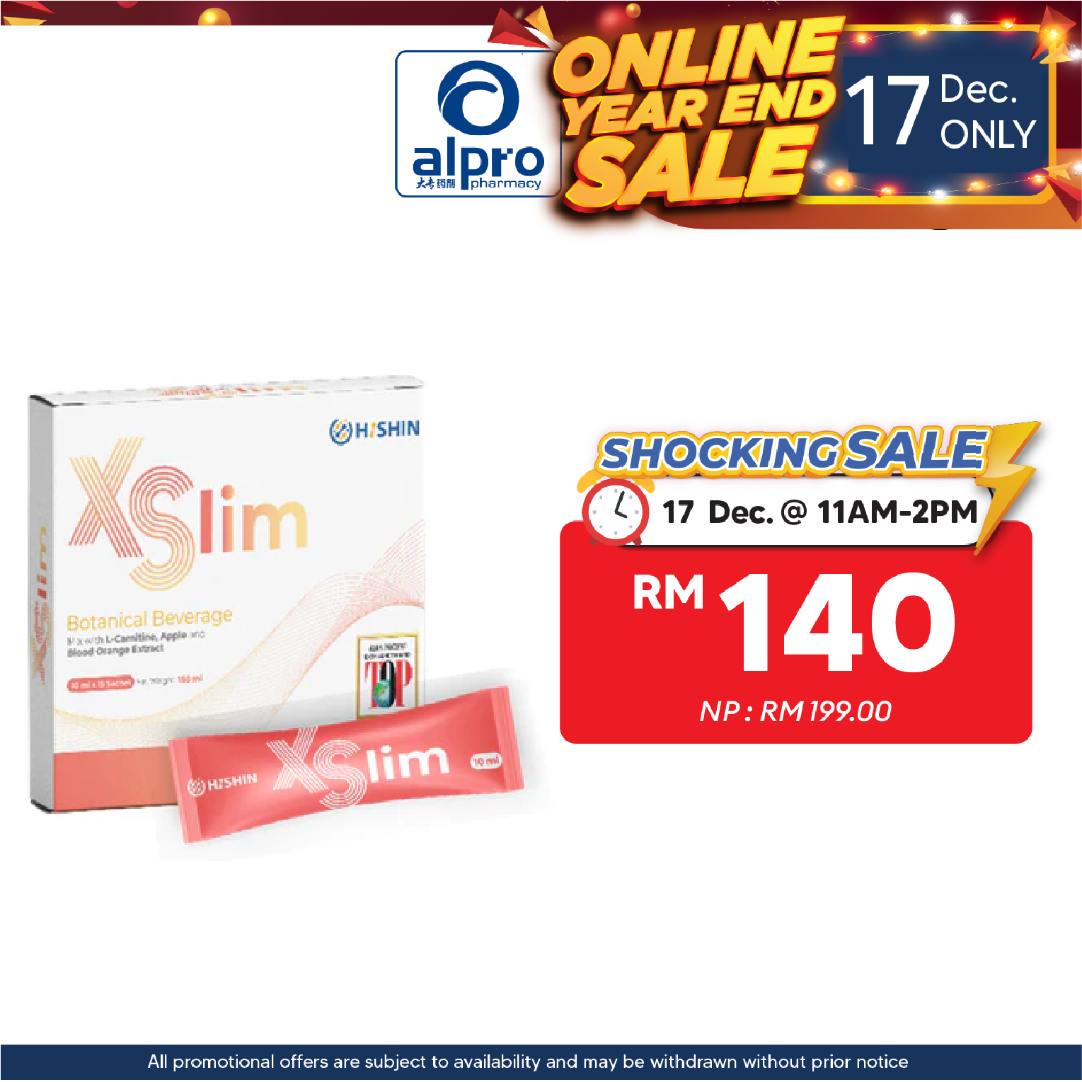 Hishin XSlim 瘦身王 10ml ×15s | Achieve Healthy Weight Loss