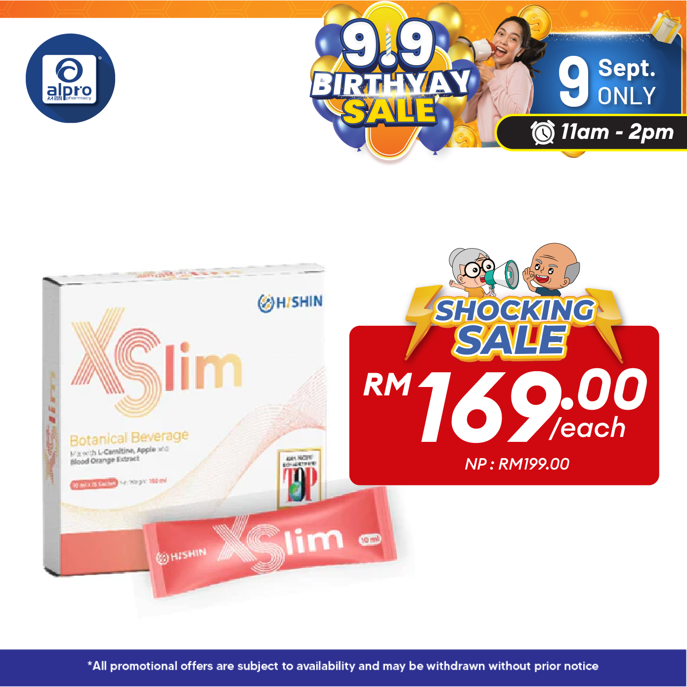Hishin XSlim 瘦身王 10ml ×15s | Achieve Healthy Weight Loss Alpro Pharmacy