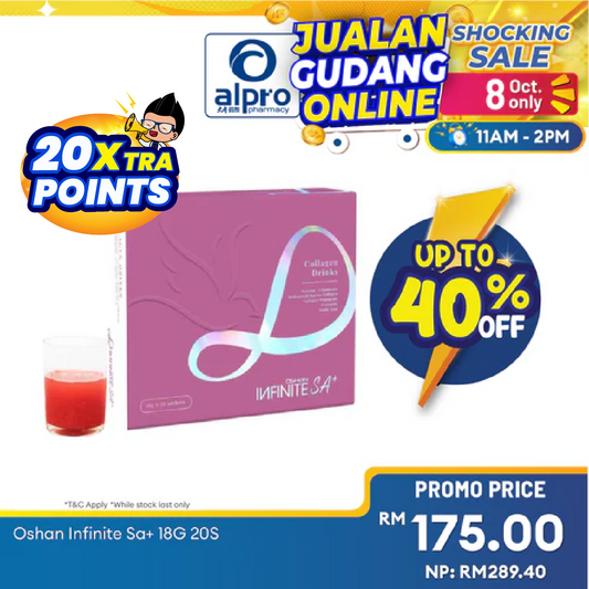 Oshan Infinite SA+ 18g 20s | Beauty Drink Alpro Pharmacy