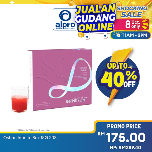 Oshan Infinite SA+ 18g 20s | Beauty Drink Alpro Pharmacy