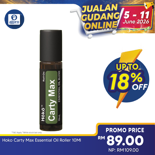 Hōkō Carty Max Essential Oil Roller 10mL | Relieve Joint Discomfort Hoko