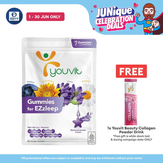 Youvit Adult Gummies for EZzleep 7s | Relax and Unwind Better Sleep Youvit