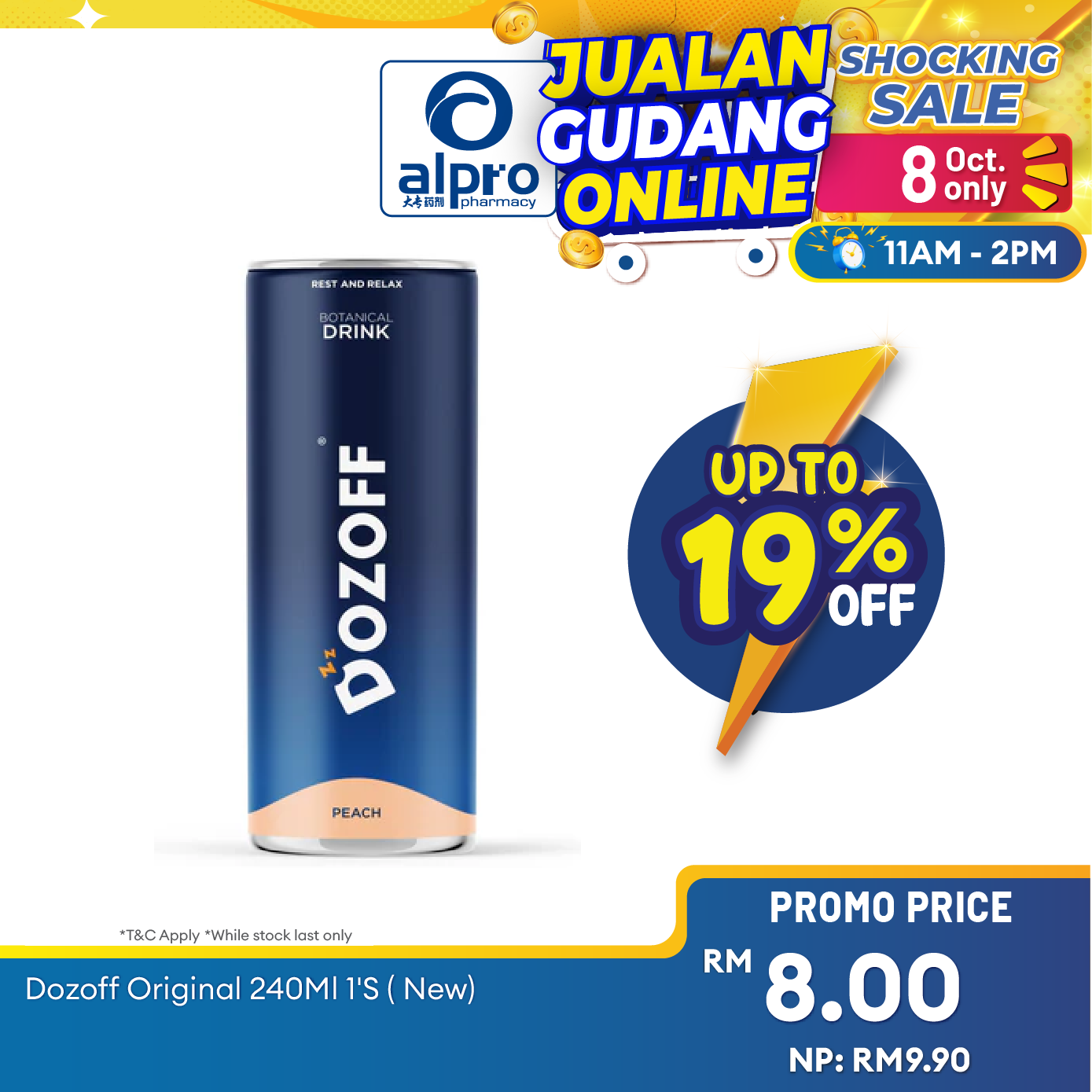 Dozoff Original 240ml 1s (New Packaging) Sleep Aid Beverage | Relieve Stress, Relax and Sleep Peacefully Dozoff