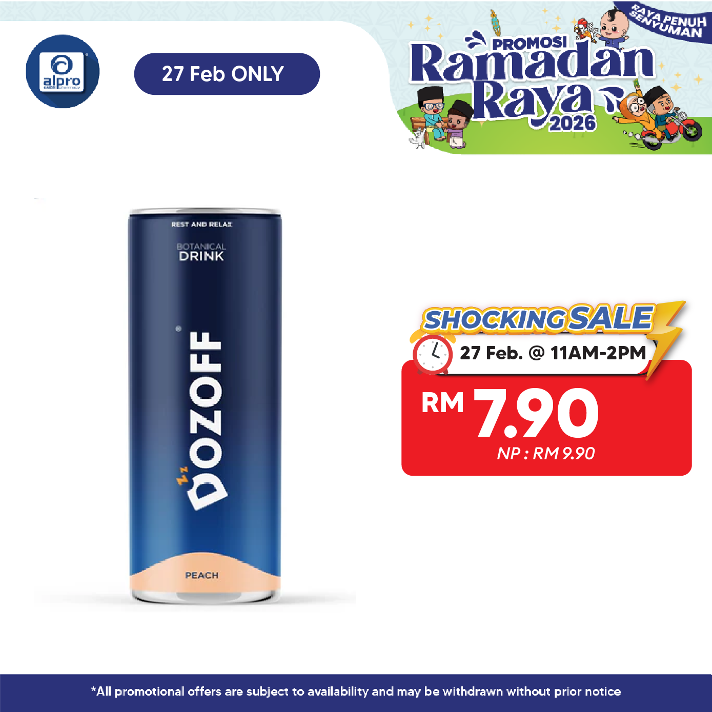 Dozoff Original 240ml 1s (New Packaging) Sleep Aid Beverage | Relieve Stress, Relax and Sleep Peacefully Dozoff