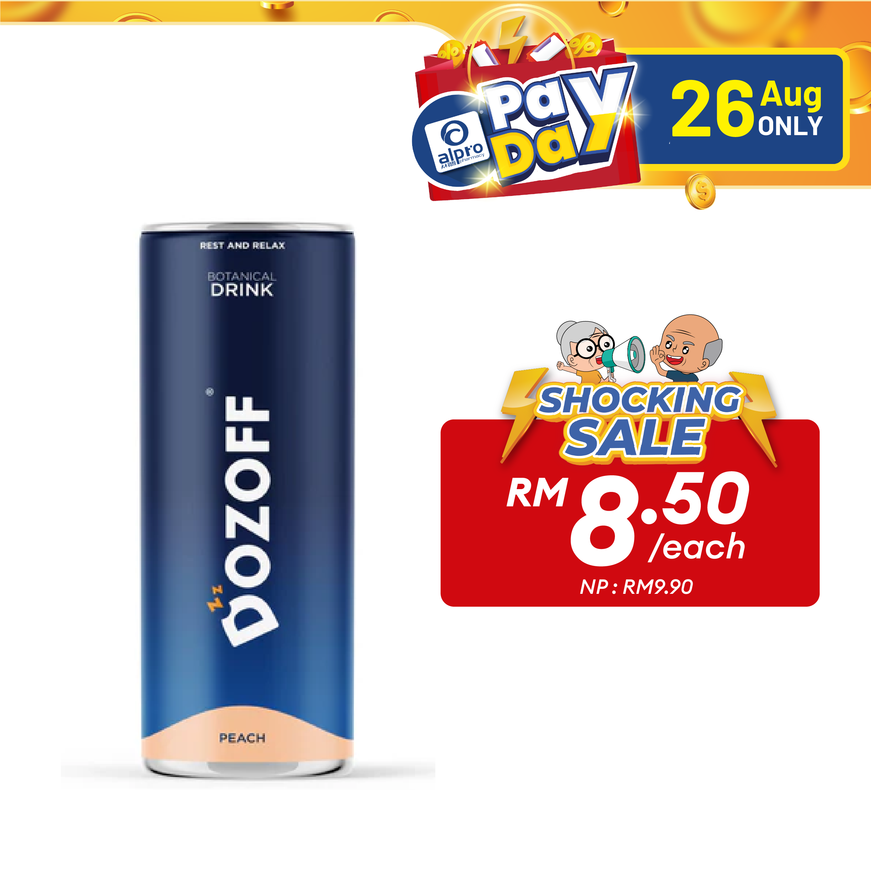 Dozoff Original 240ml 1s (New Packaging) Sleep Aid Beverage | Relieve Stress, Relax and Sleep Peacefully Dozoff