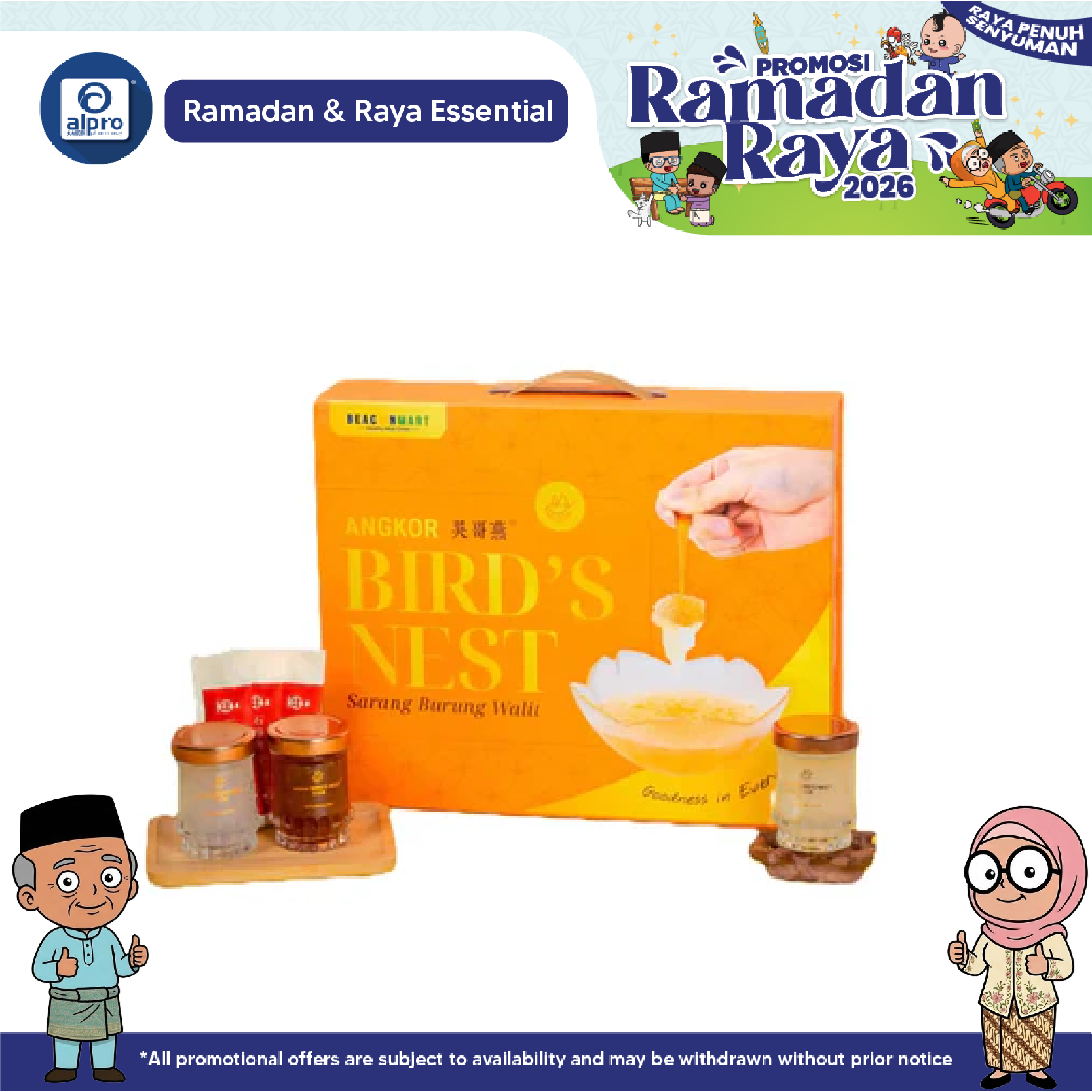 Beacon Angkor Bird's Nest (Original / Ginseng / Jujube) 6s | Overall Health and Beauty Alpro Pharmacy