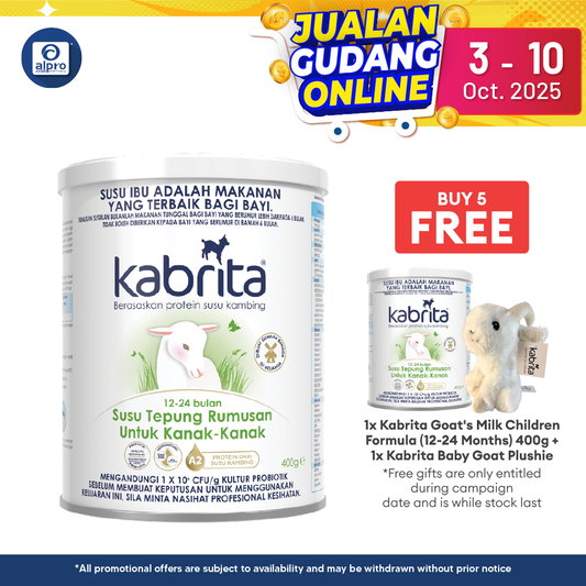 Kabrita Goat's Milk Children Formula (12-24 Months) 400g | Goat’s Milk Protein Based Formula Alpro Pharmacy