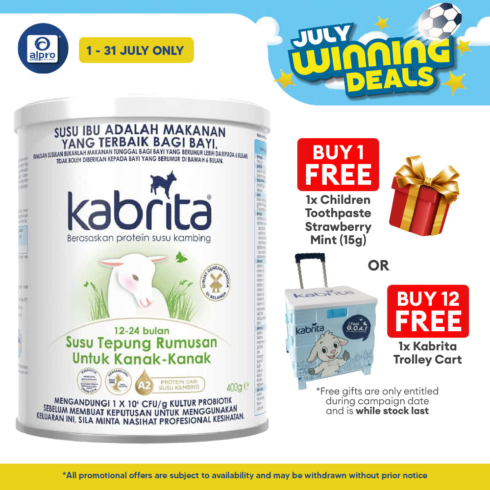 Kabrita Goat's Milk Children Formula (12-24 Months) 400g | Goat’s Milk Protein Based Formula Kabrita