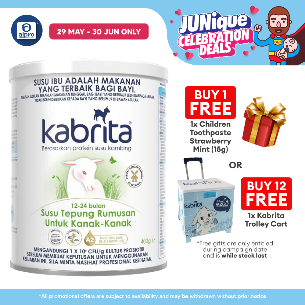 Kabrita Goat's Milk Children Formula (12-24 Months) 400g | Goat’s Milk Protein Based Formula