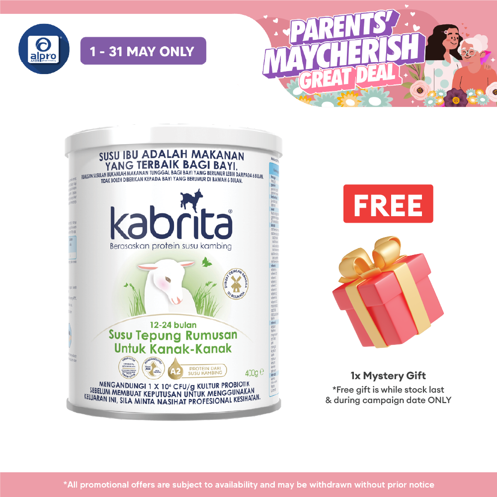 Kabrita Goat's Milk Children Formula (12-24 Months) 400g | Goat’s Milk Protein Based Formula Kabrita