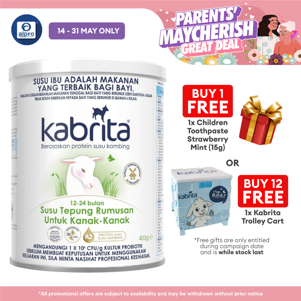 Kabrita Goat's Milk Children Formula (12-24 Months) 400g | Goat’s Milk Protein Based Formula Kabrita