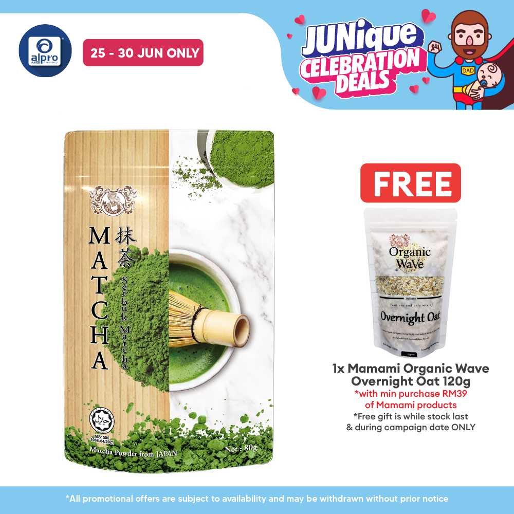 Mamami Japanese Matcha Powder 80g | Finest Shade-Grown Tea Leaves Mamami